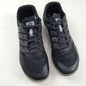 Merrell Trail Glove 5 Sneaker Womens 9.5 Black Minimalist Barefoot Vibram Shoe